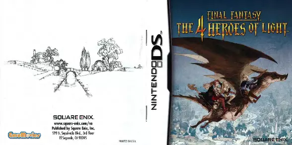 manual for Final Fantasy - The 4 Heroes of Light